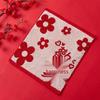 Joyful Celebration Handkerchief 35x35 Cm - Richly Themed Souvenir for Weddings and Events