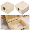 Plain Wooden Packing Box Small Size Gift Box Jewelry Storage Box  Jewelry and Small Item Storage