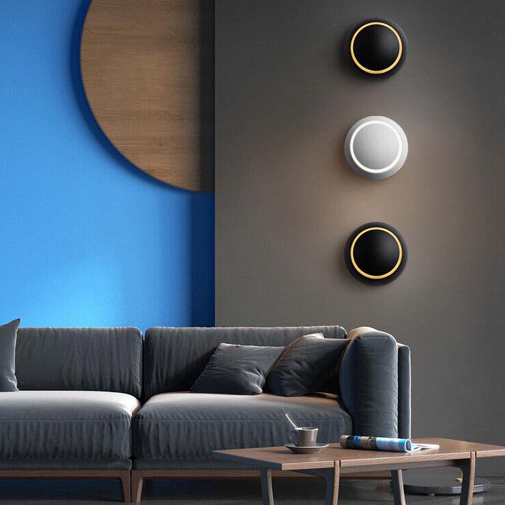 LED Wall Lamp 360 Degree Wall Lamp Bedside Living Room Aside Stairs Light Fixture Adjustable Wall Sconce Rotation Wall Lamp