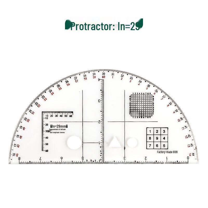 Artillery Commander Geographic Coordinate Ruler