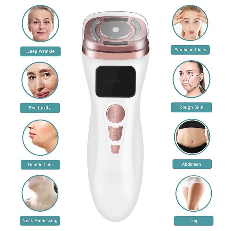 Mini HIFU Ultrasound Machine RF EMS Microcurrent Lift Firm Tightening Skin Wrinkle Anti-aging Machine Skin Care Beauty Device