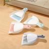 Portable Mini Dustpan and Brush Set Space-Saving Handheld Sweeping Brush  Keyboard Cleaning