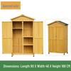 Outdoor Anti-Corrosion Sunscreen Storage Cabinet for Garden and Courtyard
