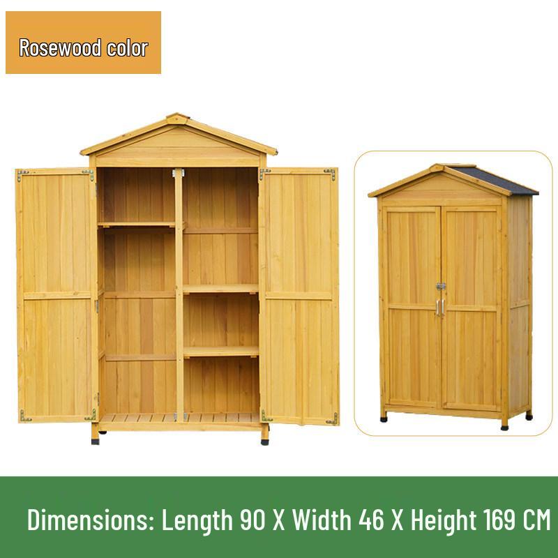 Outdoor Anti-Corrosion Sunscreen Storage Cabinet for Garden and Courtyard