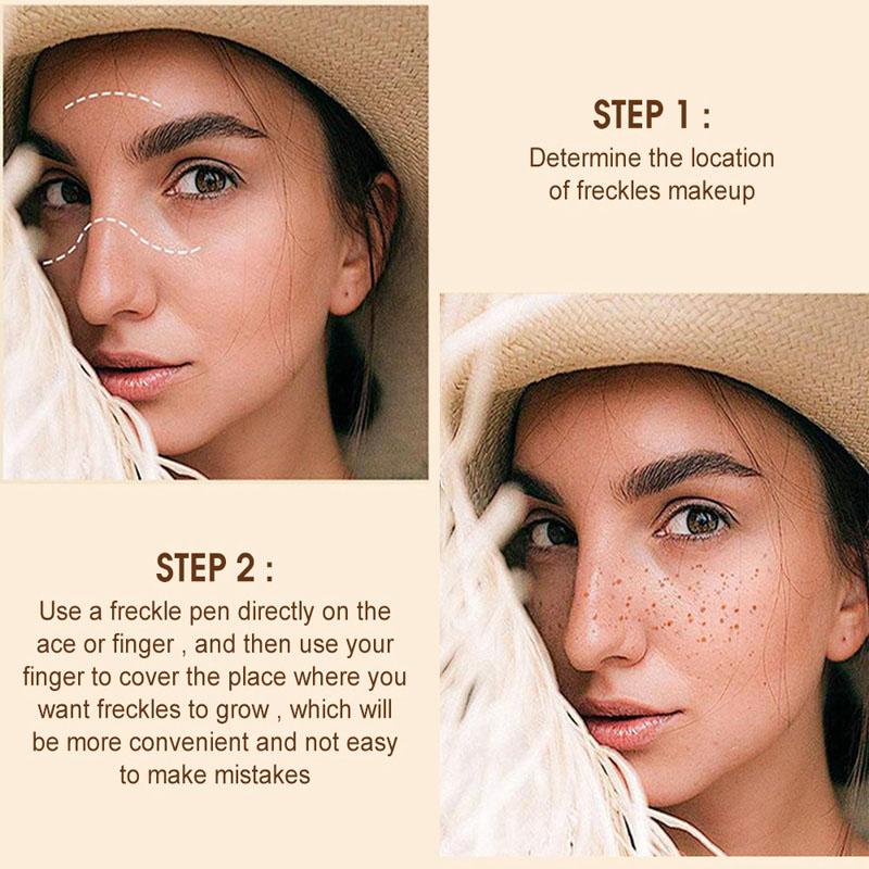 La emulación natural de la pluma del corrector del maquillaje no es fácil de descolorar la pluma de la peca del maquillaje