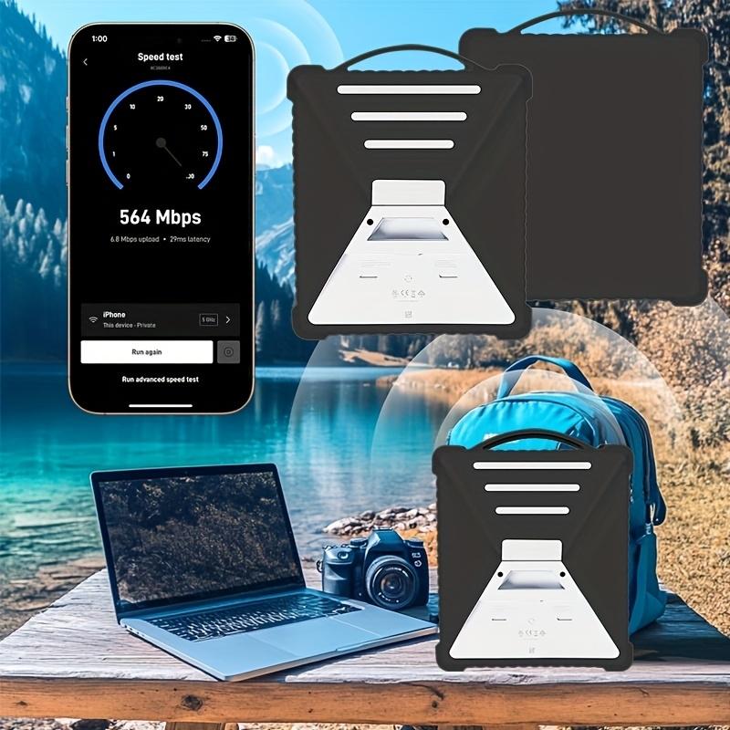 For Starlink Mini Silicone Protective Cover Luquid Silicone Protective Case for Mini Starlink Dish Antenna Protector Black