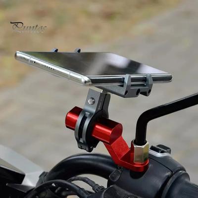 Motorcycle Handlebar Mirror Mount Extension Rod Rustproof Corrosion Resistant Anti-Shake Easy To Install Handlebar Rearview Mirror Bracket