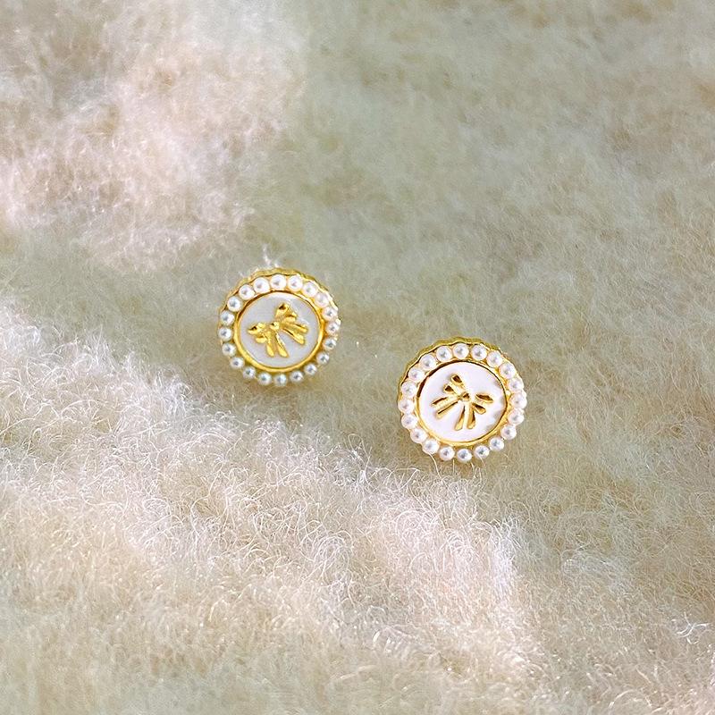 

Романтичные круглые серьги-бантики в виде роз для женщин с легкими роскошными серьгами высокого класса