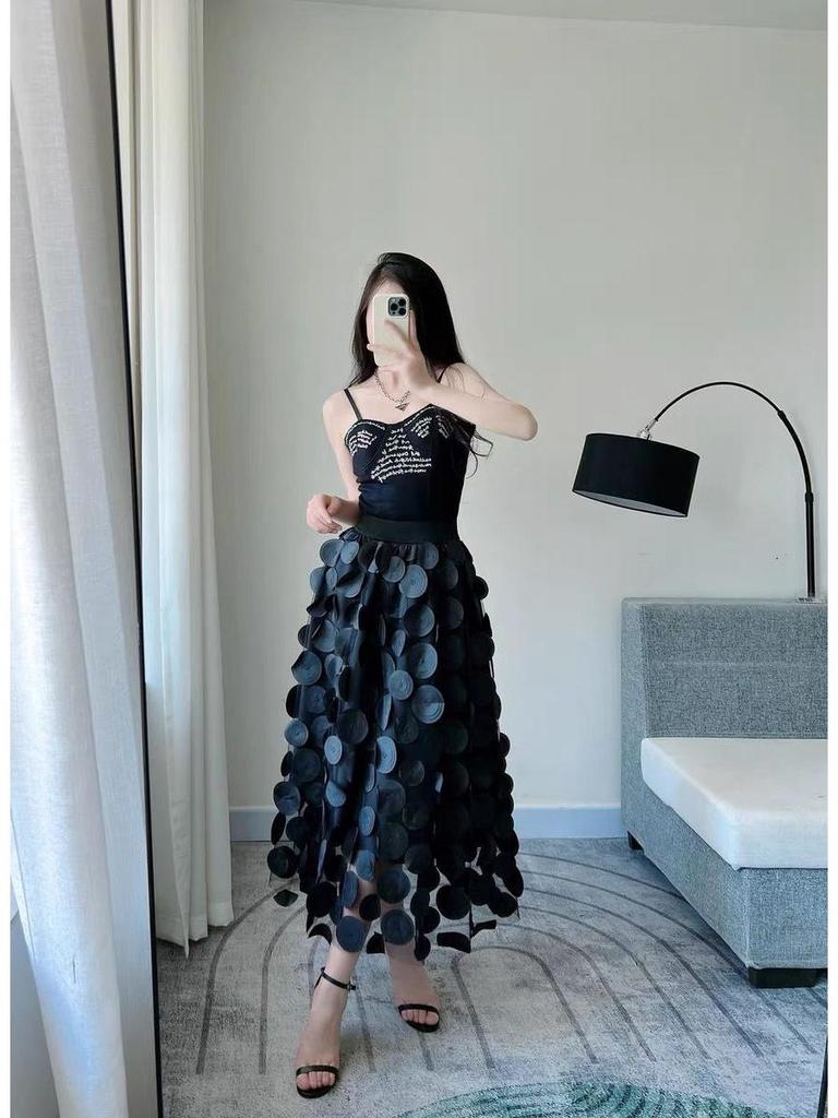 2026 High Waist Floral Mesh A-Line Fairy Skirt for Women