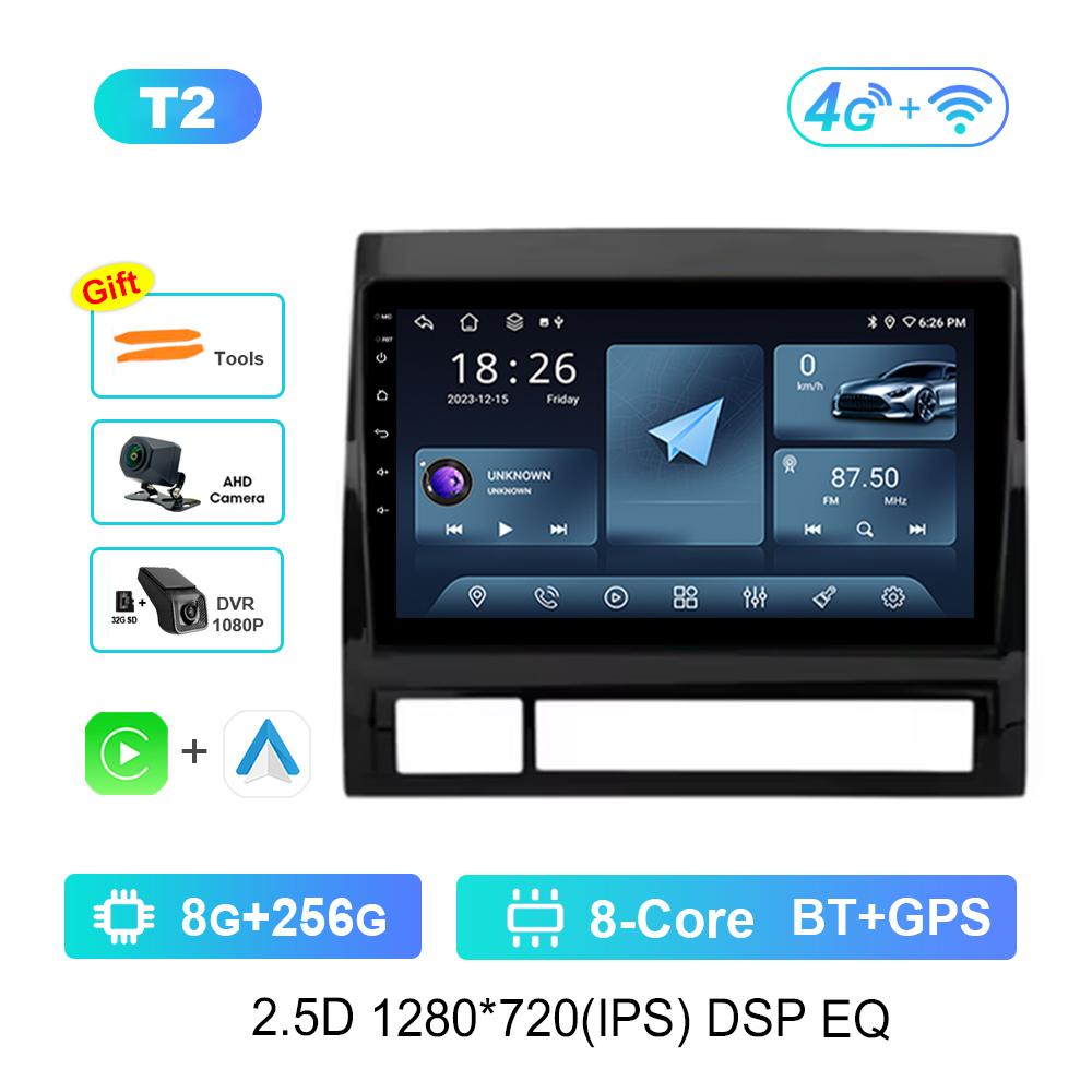 For Toyota Tacoma 2 N200 Hilux 2005 - 2015 Car Android Intelligent System DSP Stereo 4G Navi GPS WiFi IPS Touch Screen Bluetooth