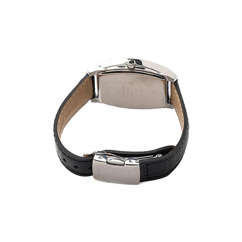 Casio SHEEN Barrel-shaped Quartz Movement Leather Strap Japanese and Korean Watch Women's Watch Black Dial SHE-3026L-1A