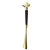 32cm Metal Shoe Horn Long Lion/Horse Head Wood Handle Shoehorn Shoes Wearing Tool Handheld Portable Shoe Lifter Reduce Bending