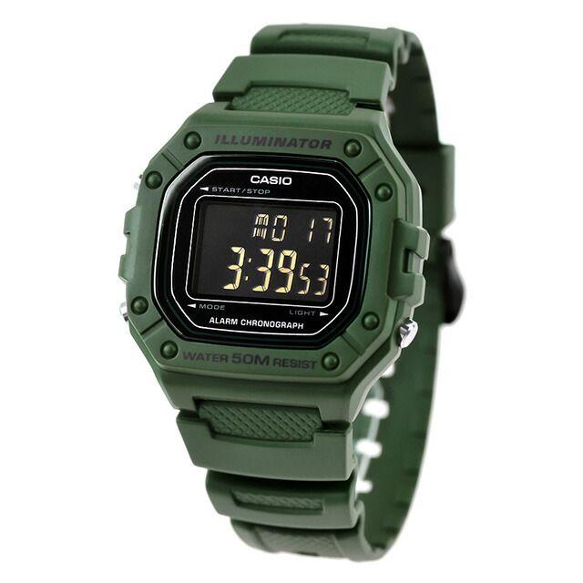 Used [New] Casio CASIO Watch Men s W-218H-3BVDF Cheap Casio Standard