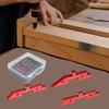 7Pcs Router Table Setup Bar Aluminum Setup Blocks Woodworking Set Up Blocks for Woodworking Setup Blocks Gage Blocks