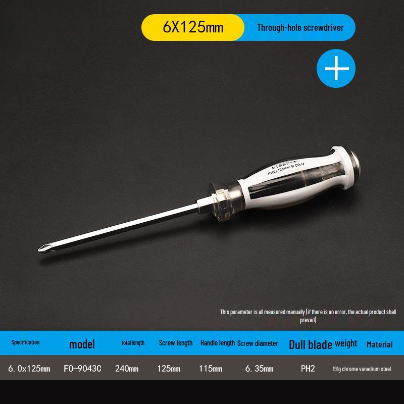 Industrial Grade Magnetic Screwdriver Set - Super Hard, Impact Resistant, Flat & Phillips Slotted Heads
