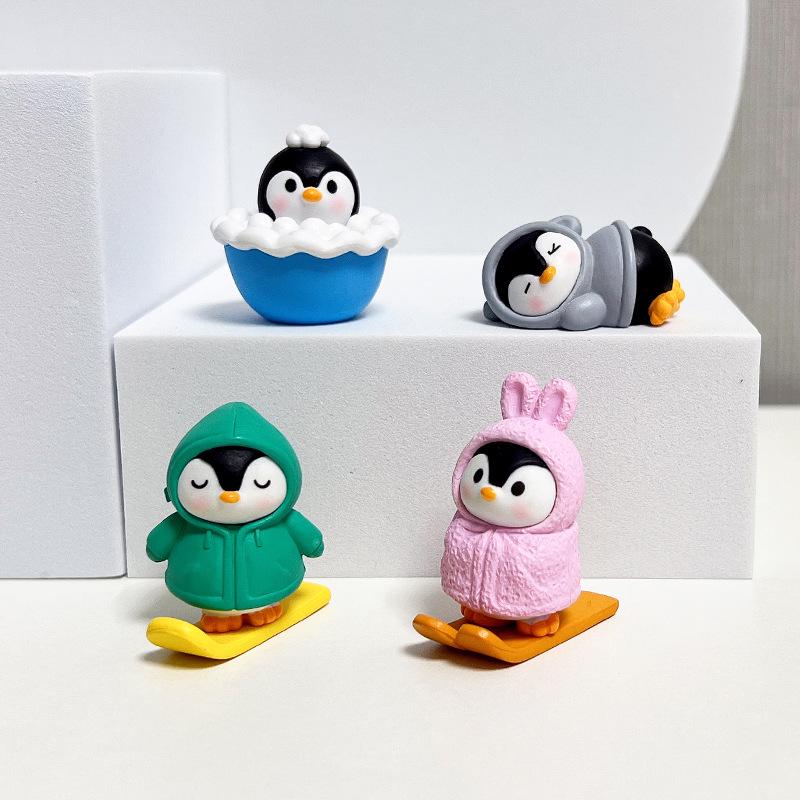

Bubble Penguin PVC Ornament: 4 Styles for Home or Car Decor