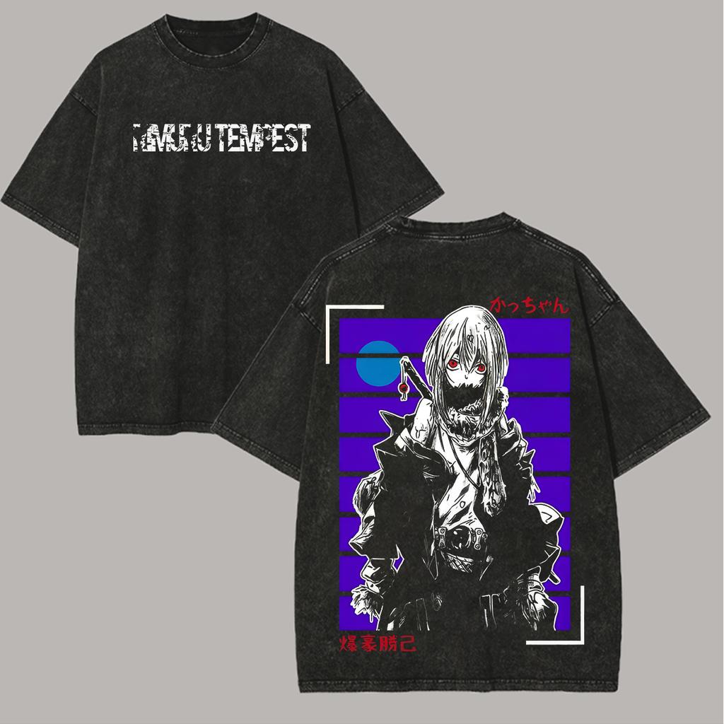 My Hero Academia Anime Lover Washed T-shirt Year Round Clothing High Quality Personality Clothes Plus Size Unisex New Model Couples Tee