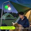 Portable Outdoor Camping Light with Hook Detachable Bottle Cap Light Rechargeable for Camping Hiking Backpacking Fishing