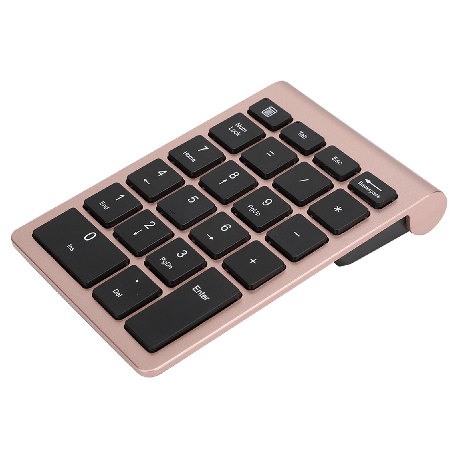 

RF304 22 Keys Numeric Keypad USB 2.4G Wireless Mini Keyboard with Receiver Rose Gold