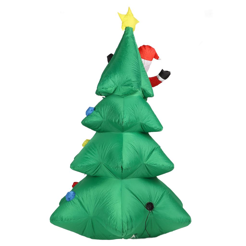 Dog Bite Old Man"s Christmas Tree LED Growing Inflatable Christmas Tree for Outdoor Grden Yard EU
