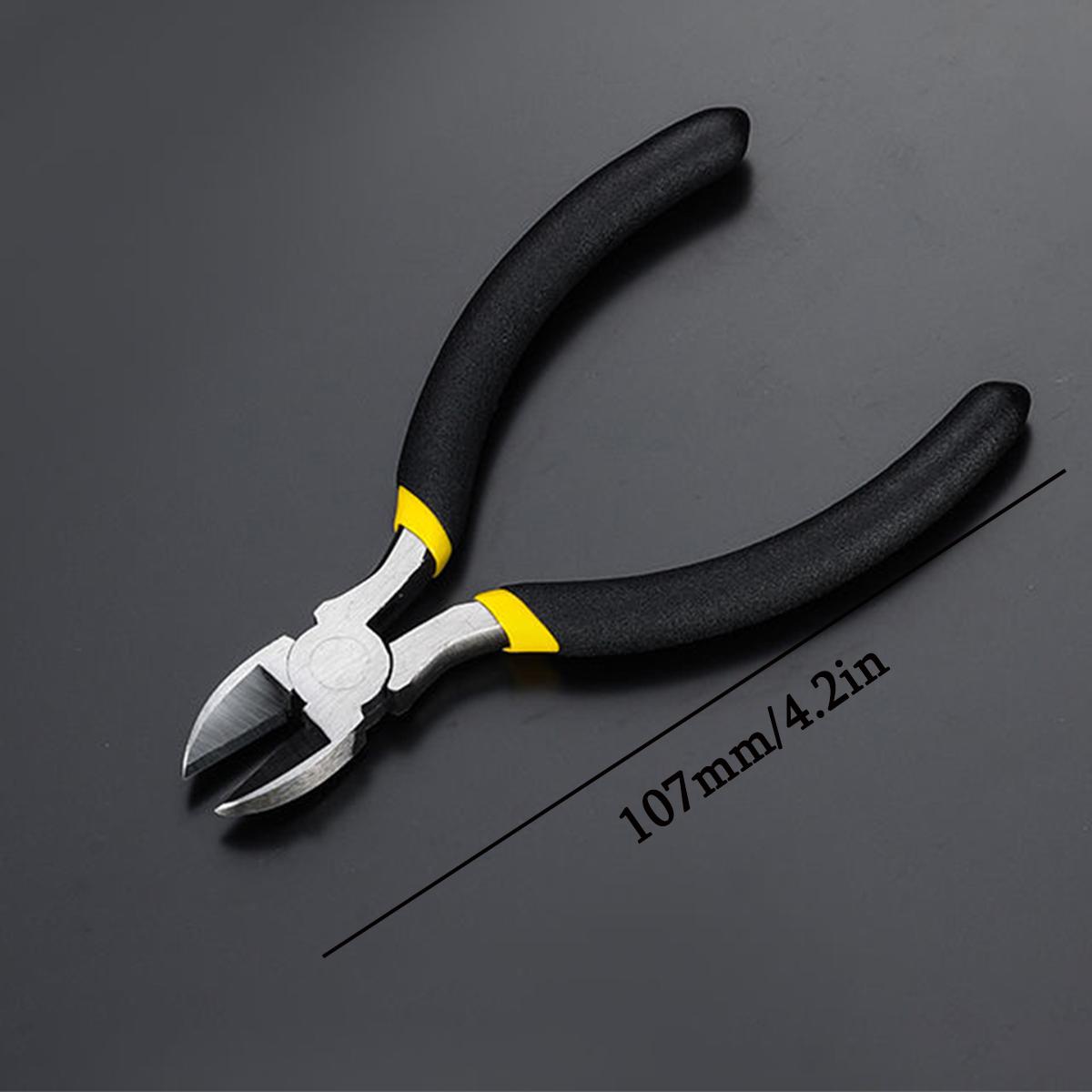 

4inch 6inch Cut Pliers Mini Outlet Forceps Plier Heavy Duty Wire Cable Cutter with Soft Anti-Slip Cutting Hand Electrician Tools