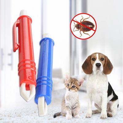 Pet Cat Dog Supplies Akcesoria Pincety Środek do usuwania roztoczy Czyste narzędzie Plastikowy klips na pchły dla zwierząt domowych