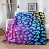 Weiche 3D-Plüschdecke der Wild Leopard Print-Serie, Flanelldecke, Überwurfdecke für Wohnzimmer, Schlafzimmer, Bett, Sofa, Picknick, Abdeckung für Kinder