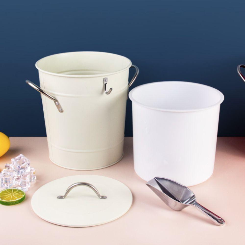 

with Ice Shovel Beer Chiller Bin 3500ml Beer Cooler Bucket Retro Ice Bucket Picnic