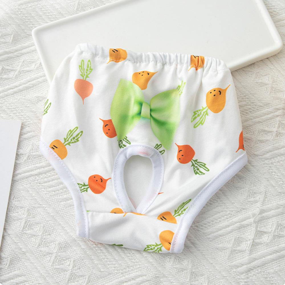 Cute Print Puppy Dog Physiological Pants for Small Dogs Washable Reusable Pet Safety Trousers Poodle Shorts mascotas Underwear