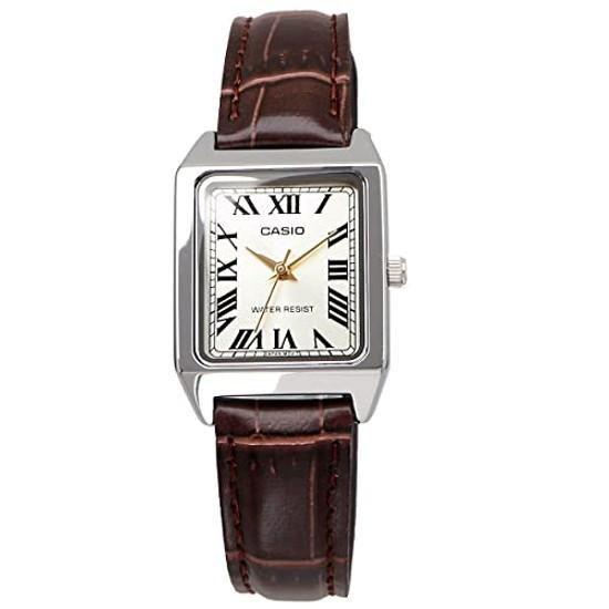 CASIO Standard Quartz Womens Watch LTP-V007L-9B Light Champagne Gold Brown Overseas Model