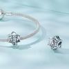 WOSTU 925 Sterling Silver Vintage Hollow Charms Bead Diamond Cut Pendant For Women Fit Original Bracelet Necklace Jewelry Making