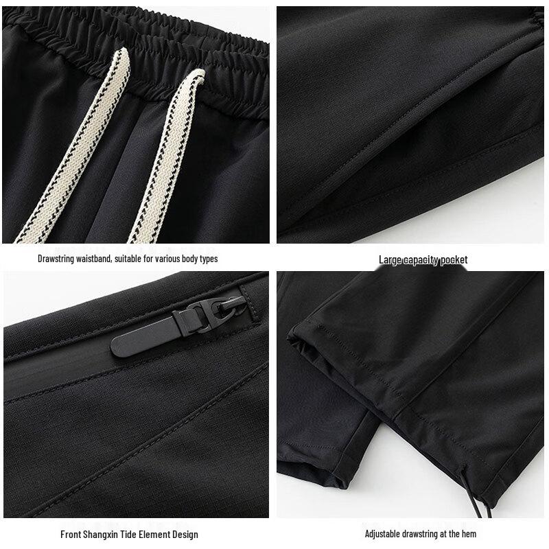 JEEP SPIRIT Men's Loose Waterproof Cargo Pants