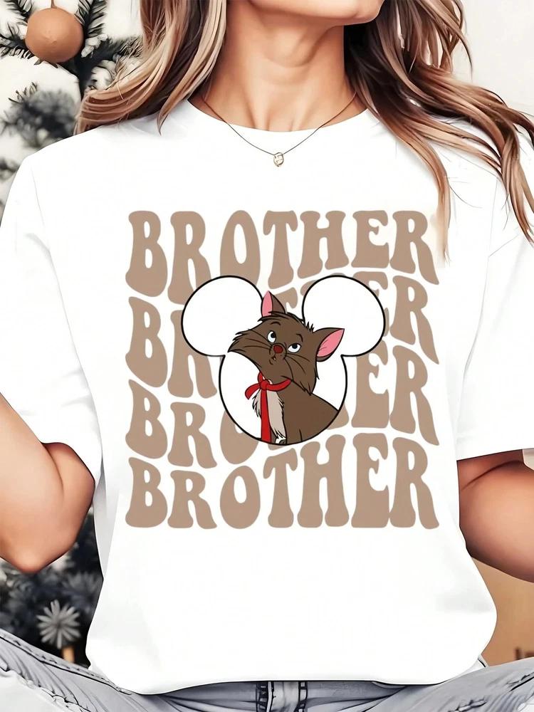 TShirt And Brother Mouse Character Unisex 3 S