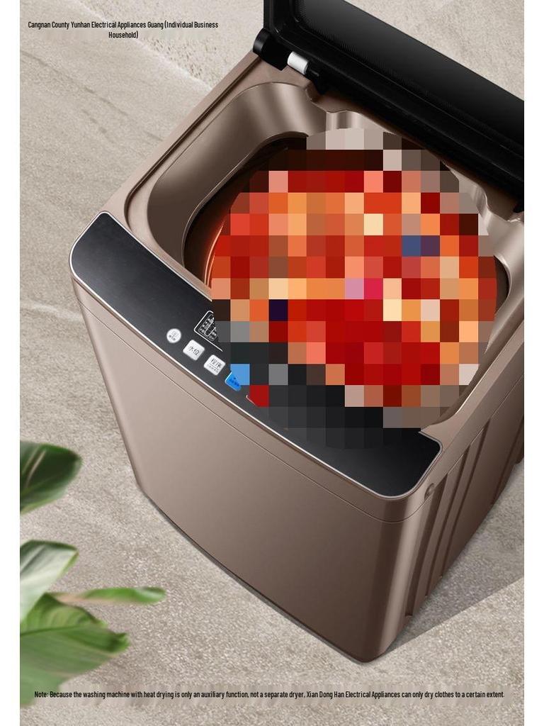 Hot Selling Fully Automatic 8kg Washing Machine: Large Capacity Wash & Dry Combo for Small Spaces