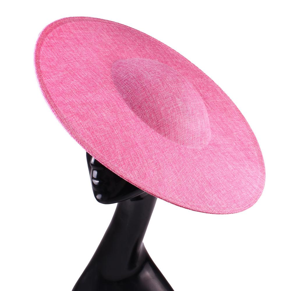 New Hat Bottom Diameter 40 Cm Imitation Hemp Hat Mop Diy Handmade Hat + Accessories First-Hand Direct Sales