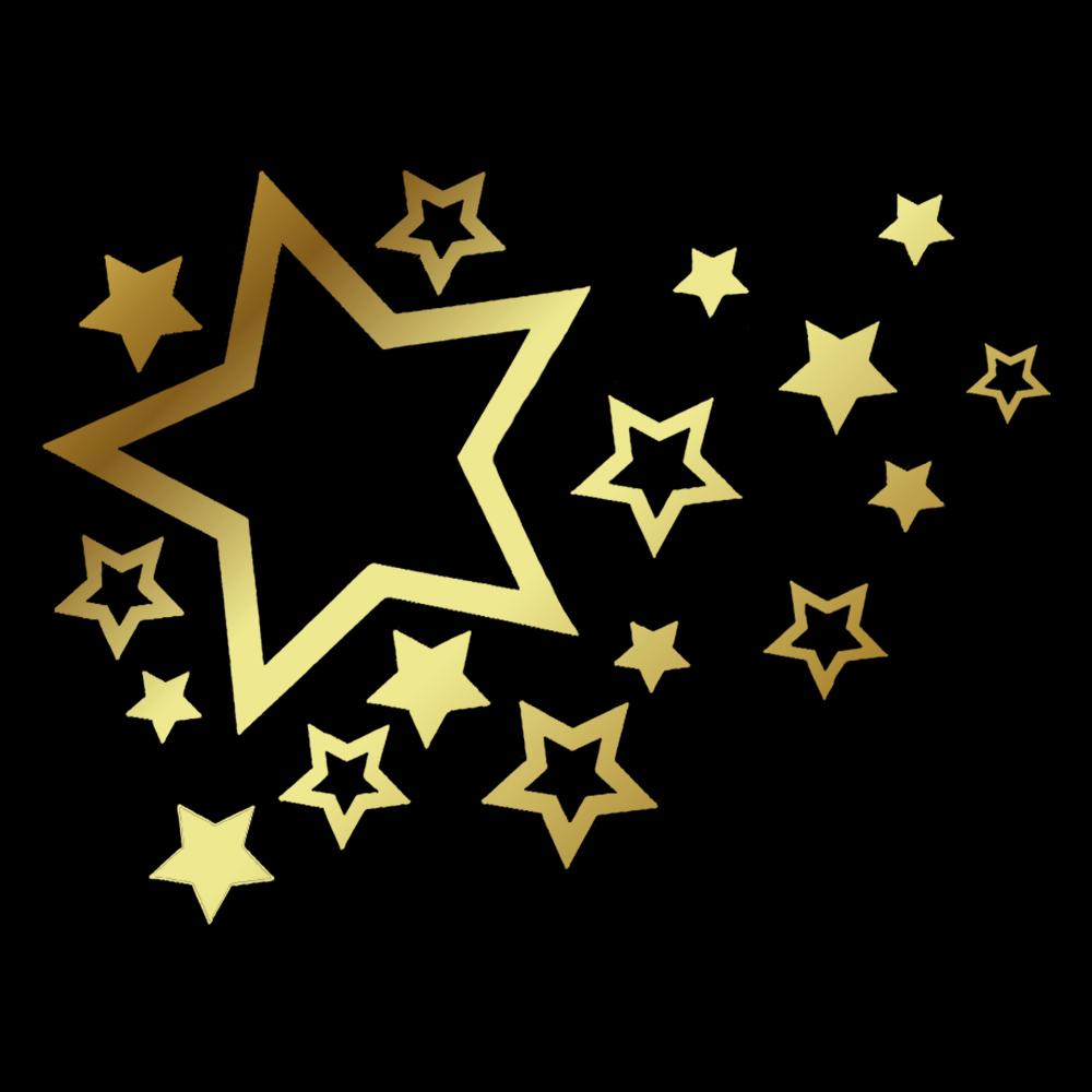16*12CM Fashion Shooting Stars Styling Vinyl Car Sticker Bumper Decorate Car Styling Decorative Accessories