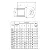 10Pcs 16-35mm2 SC16-6 SC25-6 SC35-6 Tinned Copper Wire Nose Terminal Crimp SC Type Lugs Ring Cable Connector Kit