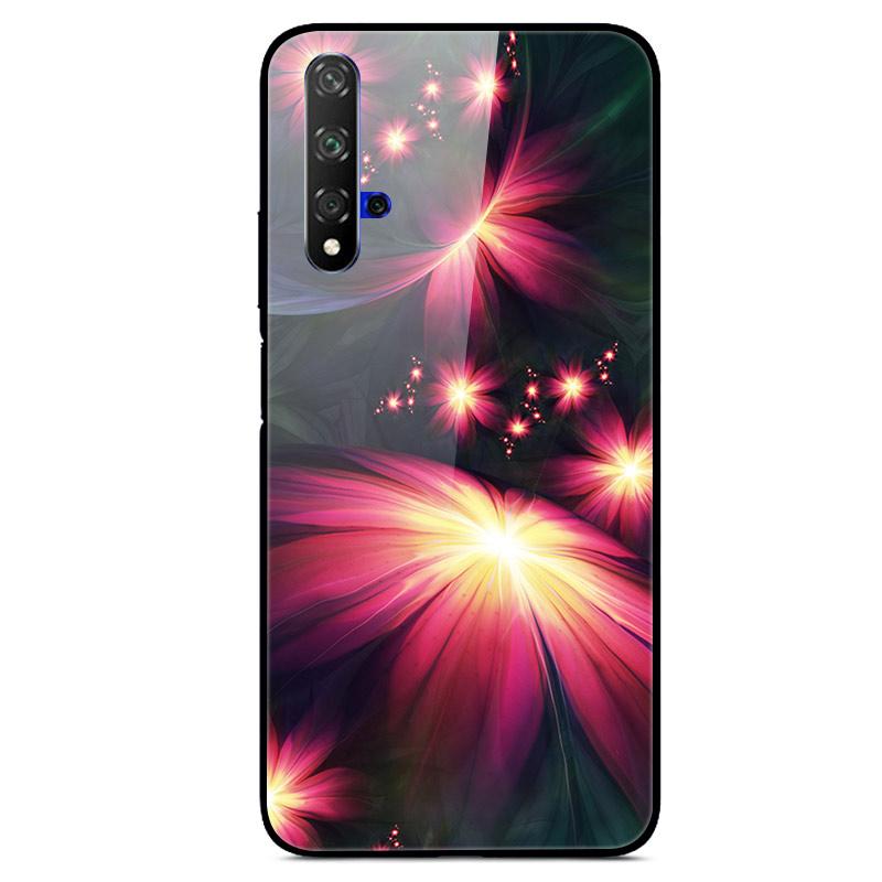 For Huawei Nova 5T Case Tempered Glass Cover 3D Cat Printing Case For Huawei Nova 5T 2019 5 T Phone Case For Huawei Nova5T Cover