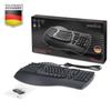 Perixx PERIBOARD-512BUS Ergonomic Keyboard, Wired, English Layout, Full-Size, Separated Left and Right Keyboard, 104 Keys, 3D Curve, Tendonitis