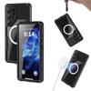 IP68 ShellBox Waterproof Case for Samsung Galaxy S25 Ultra S25 Plus S24 Ultra Magsafe Dustproof Shockproof Underwater Phone Case