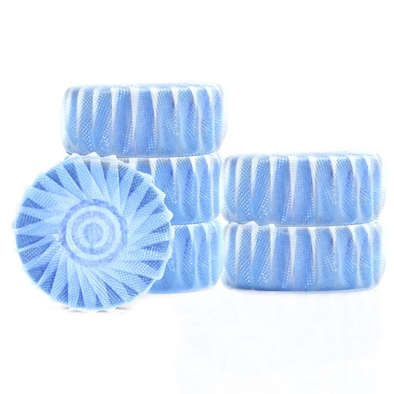 Toaletă Plic Unic Albastru Bulă Curățător Automat Deodorizează, Îndepărtează Calcarul și Petele