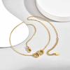 Vnox Romantic Love Infinite Necklace For Women, Stainless Steel Crystal Zircon Jewelry Set, Anniversary Valentine's Day Gift