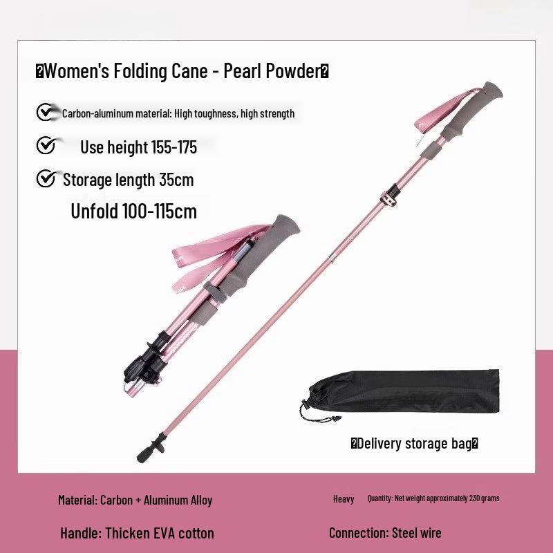 

Iron Curtain Cloud Women s Ultralight Carbon Fiber Folding Trekking Pole