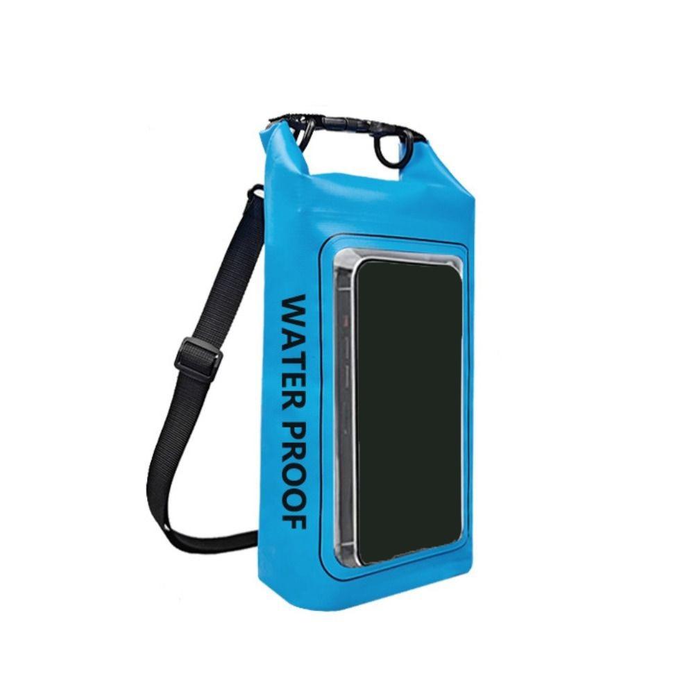 2L Swimming Storage Bag 2-In-1 Mobile Phone Waterproof Bag Swimming Waterproof Bag  Outdoor Sports синий
