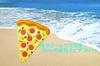 MS Partner Pizza Float, Adult Swimming Ring, for Beach, Pool, and Water Play