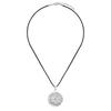 Kinitial April Stainless Steel Perun God Slavic Mythology Symbol Amulet Rune Alphabet Necklace God Thunder Symbol, Perunika Rune