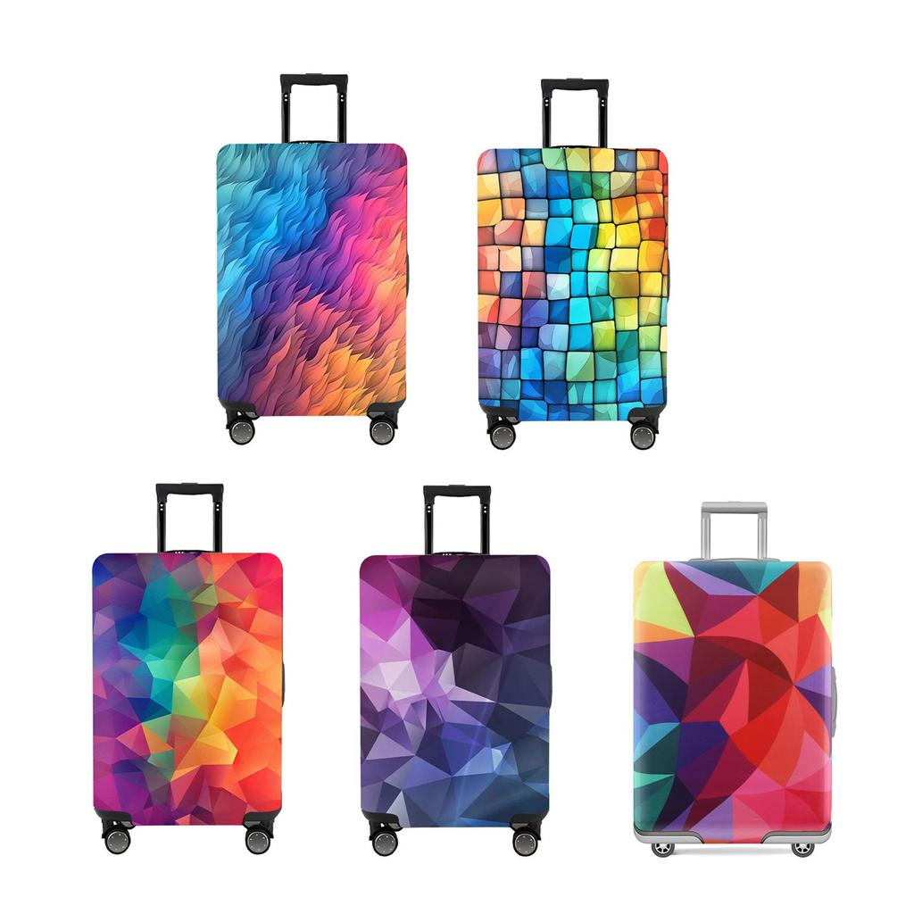 Luggage Protective Sleeve Luggage Elastic Cover Dust-proof Washable Suitable for 19-28 Inch Suitcase Travel Accessories