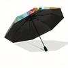 Disney Tinker Bell Manual Opening and Closing Umbrella - 8-Rib Reinforced Folding Design, Lightweight and Portable, Suitable for Daily Busin