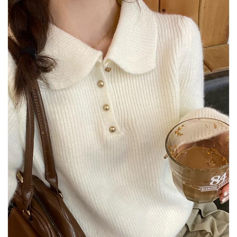 

Осенняя мода Slim Fit Solid женские свитера мода новый зимний поло воротник вязаный свитер женский с длинными рукавами базовый повседневный пуловер трикотаж 24876 One Size бежевый