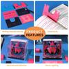 2027 LED 3D Tearable Desk Calendar Creative Time Piece Calendar with Clear Date for School Office Desktop Decoration